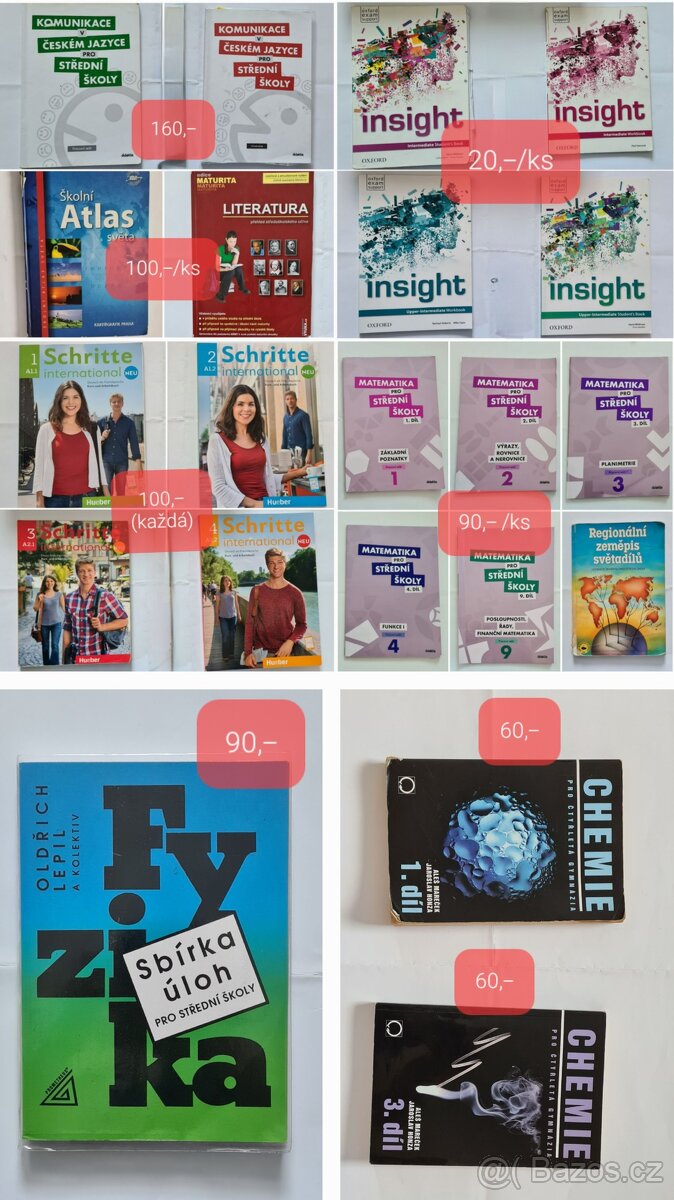 Učebnice z SŠ