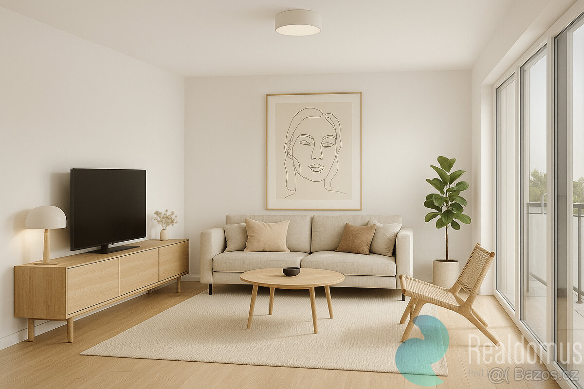 Byt 4+kk, 101,45m2, mezonet, zahrada, balkón, parkování, Pan