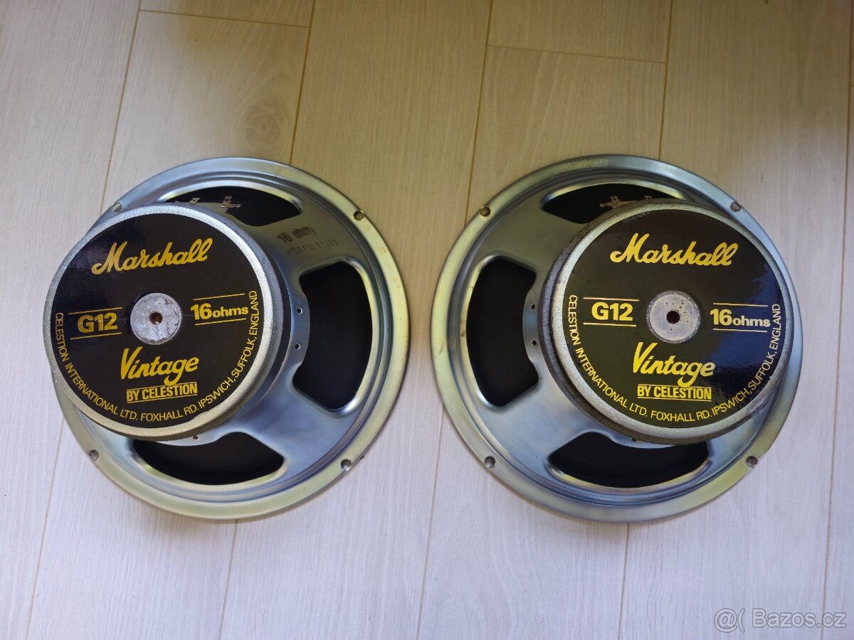 2x Celestion vintage 30