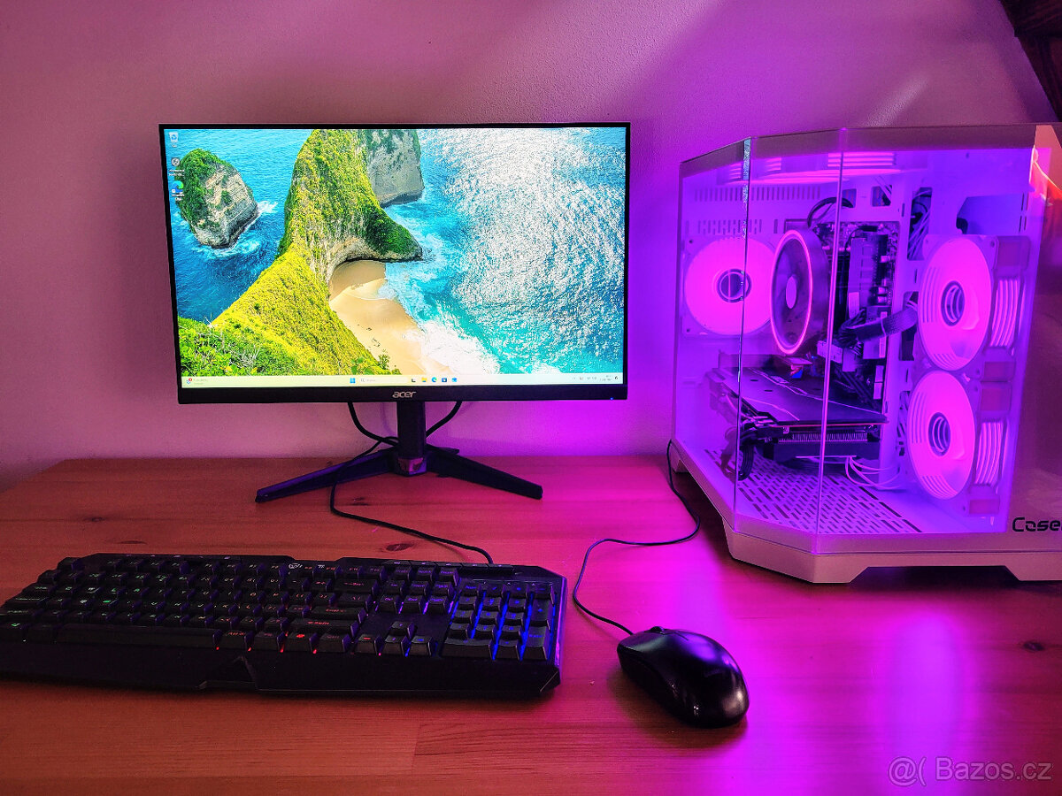 HERNÍ PC + PŘÍSLUŠENSTVÍ / RTX 2070 SUPER / RYZEN 5