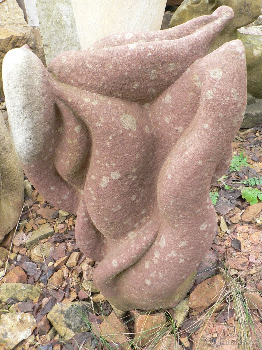 Zahradní socha - plameny