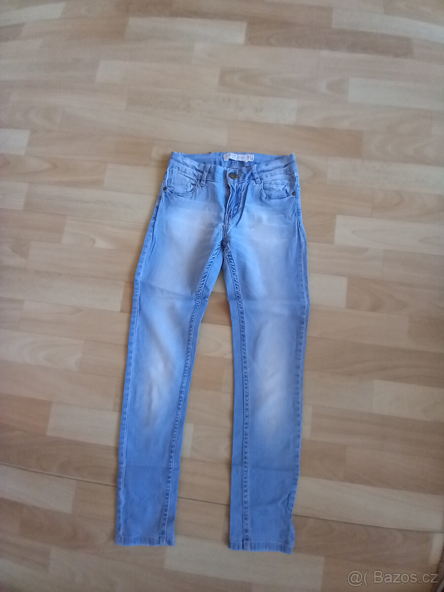 Dívčí rifle světle modré