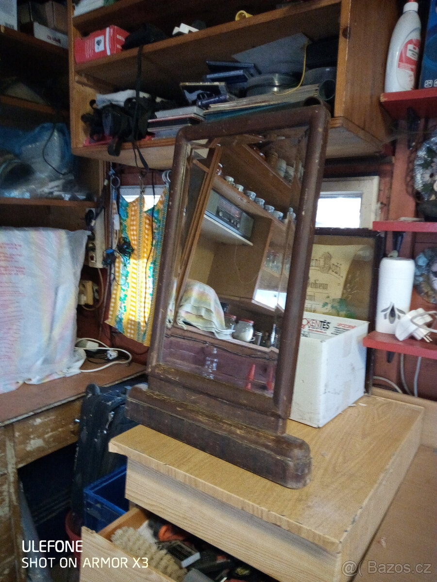 Prodám starožitné zrcadlo a obraz