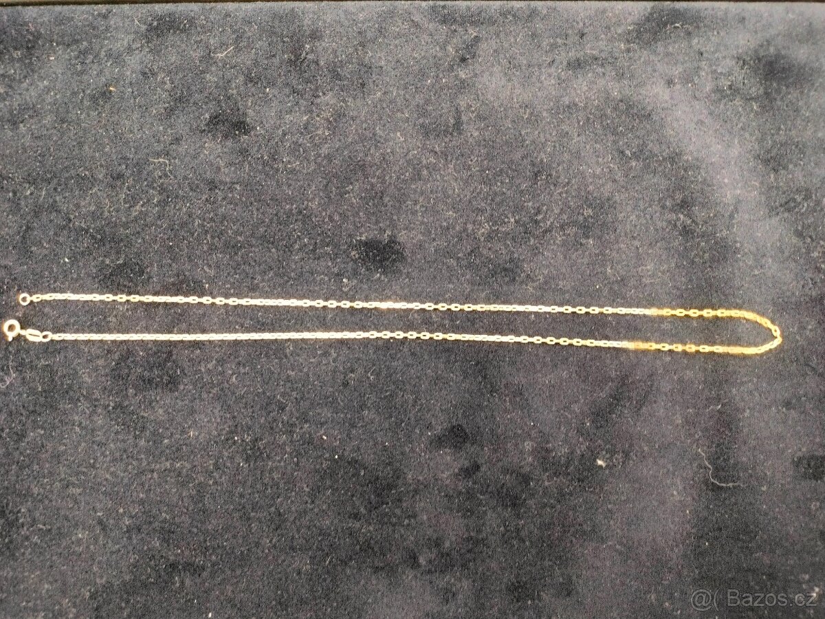 Zlata retazka Pilka Dlzka 56 cm Vaha 8,10 g