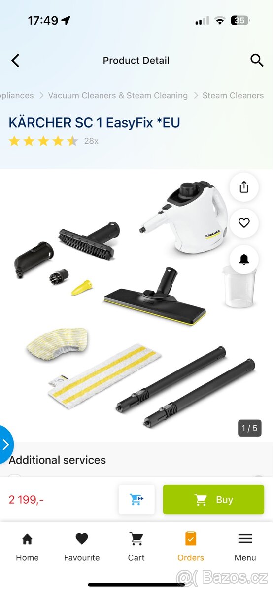 Parní čistič Kärcher