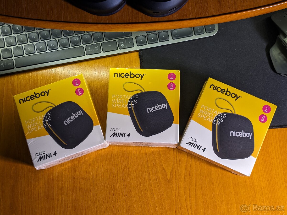 Nový přenosný reproduktor Niceboy RAZE Mini 4