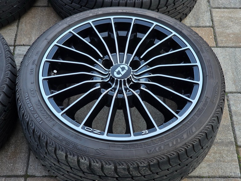 značková OZ Anniversary 7x16" 4x108 ET25 s pneu 195/45 R16