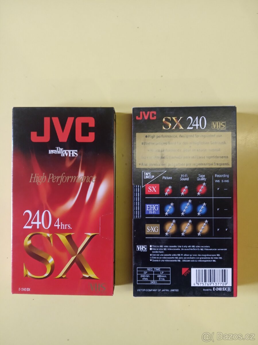 Videokazety VHS