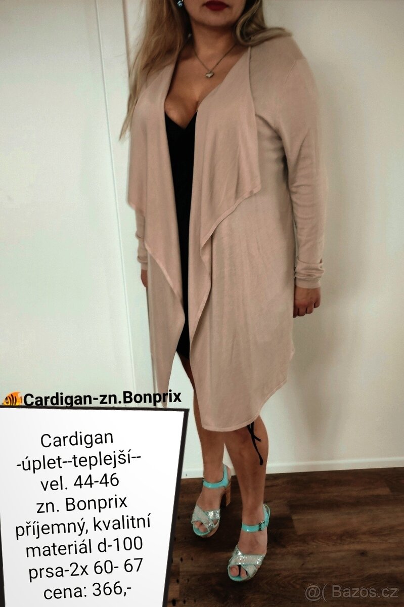 Cardigan -vel.44-46,zn.Bonprix, Nové