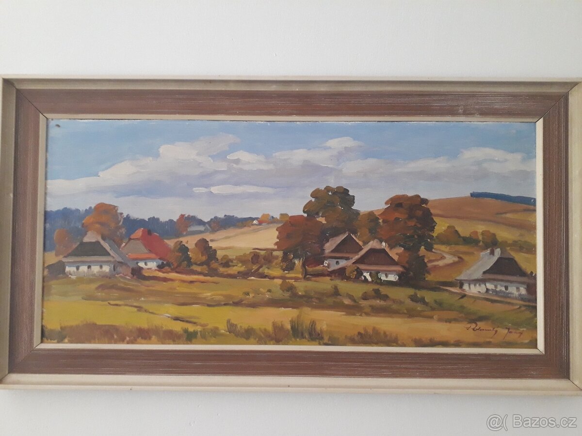 Obraz Josef Polansky:- krajina na Vysočině