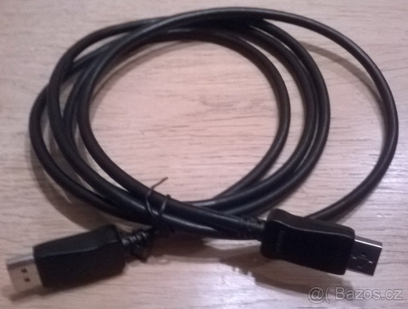 Kabel propojovací DisplayPort stíněný, 2m černý