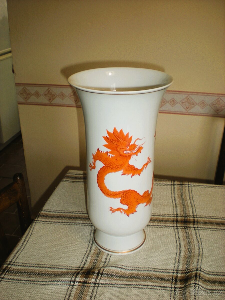 Váza míšenský porcelán
