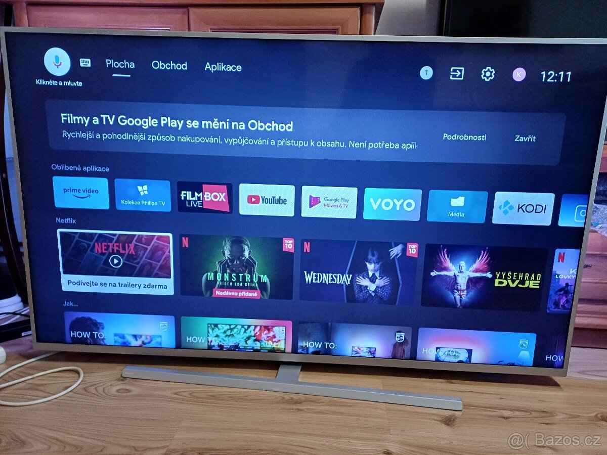 4K Smart Android TV Philips 55PUS7304-úhlopříčka 140cm