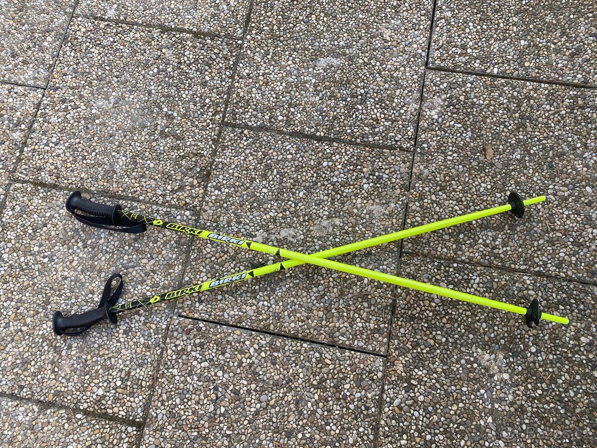 Dětské lyžařské hůlky velikost 95 cm značka Birki