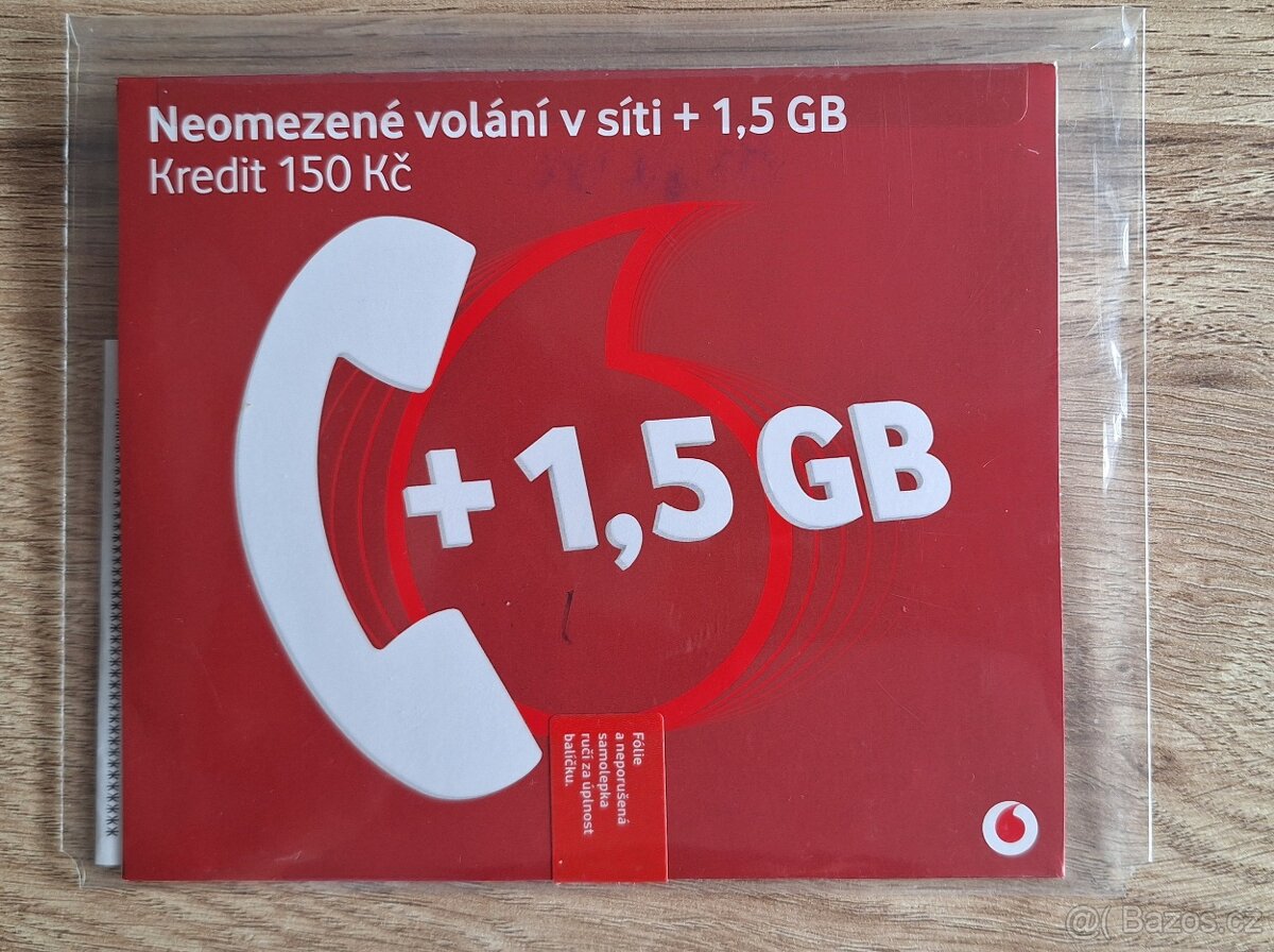 NOVÁ Vodafone SIM karta