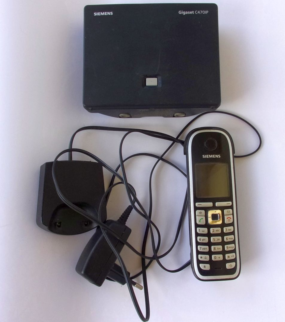 VOIP bezdrátový telefon Siemens Gigaset C470IP