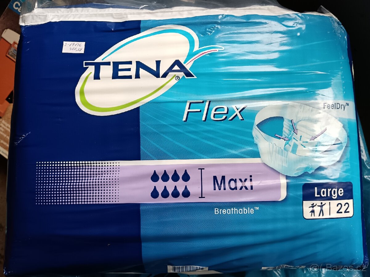 Tena Flex Maxi Large - 4 balení.