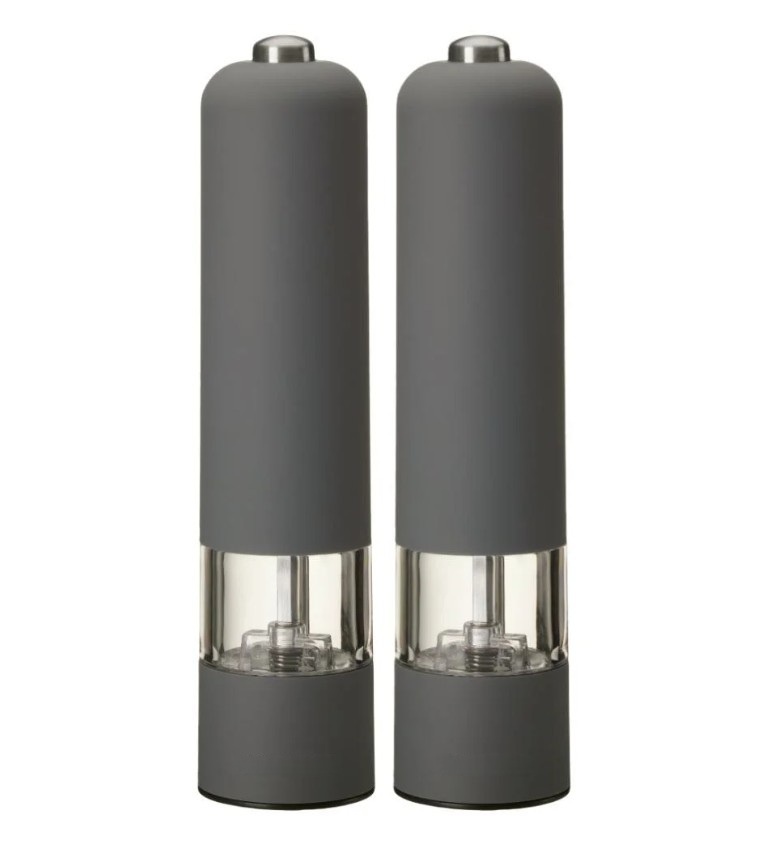 Sada elektrických mlýnků na sůl a pepř