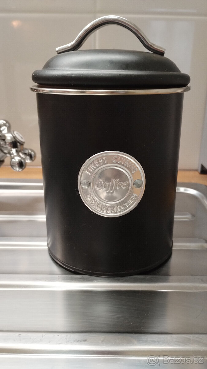 elegantní dóza na kávu