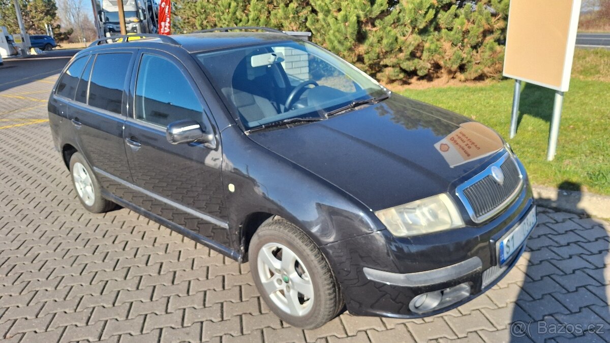 Škoda Fabia combi I, 1.4i 16V/59kW, r.2007, Pěkný stav.