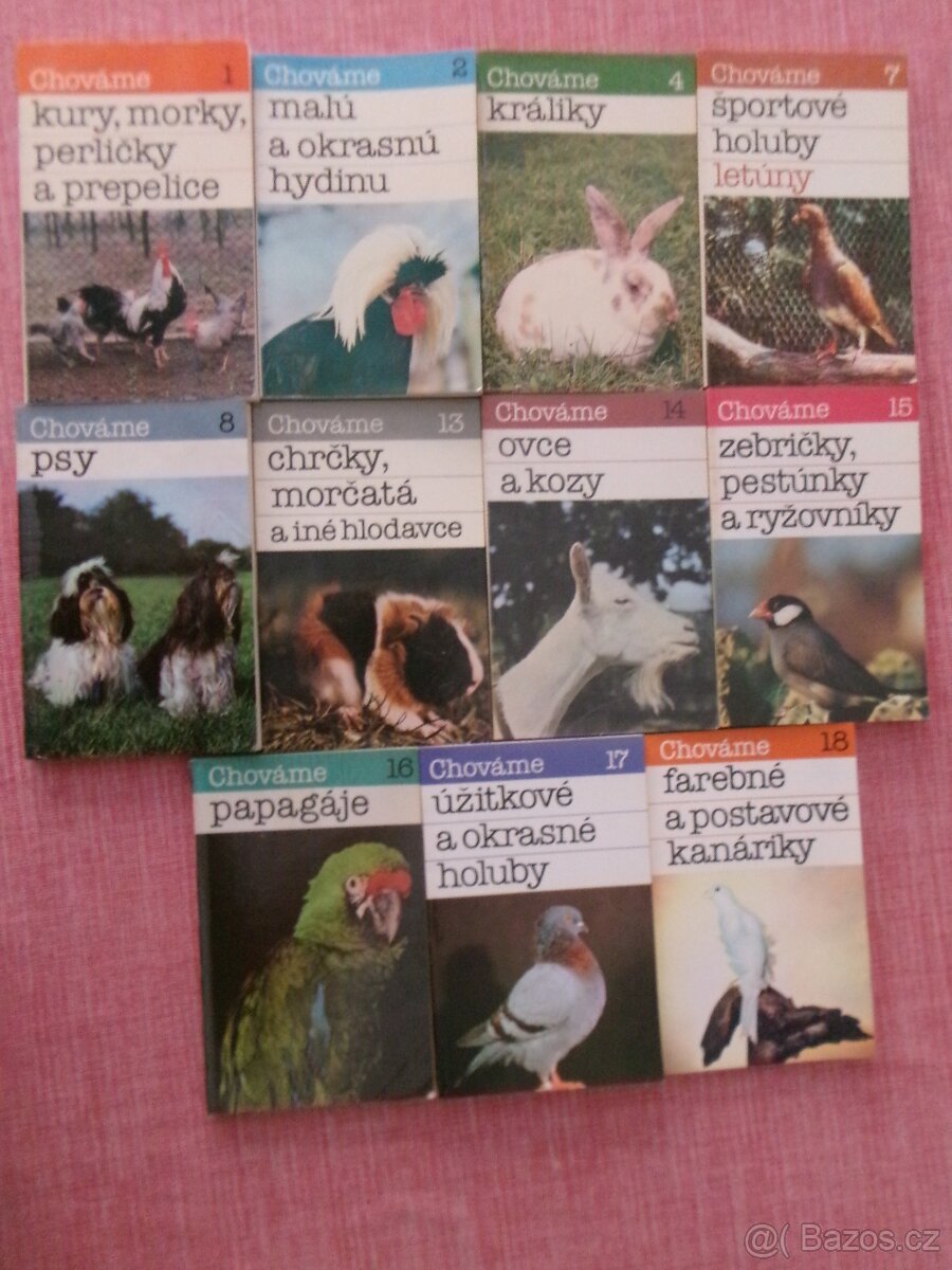 Chovatelské knížky.