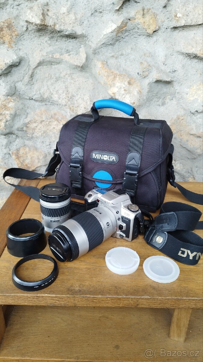Minolta Dynax 505si Super + 2× objektiv