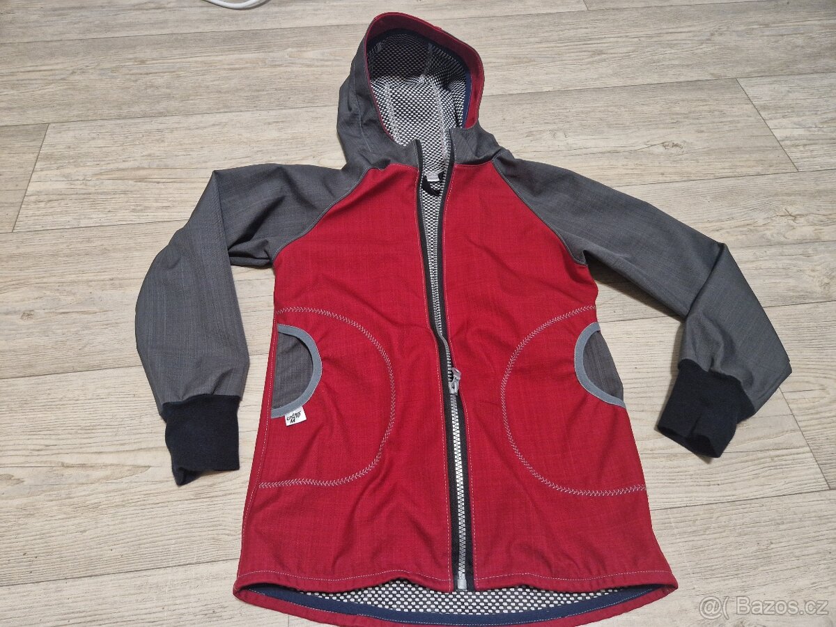 Softshellová bunda nepodšitá 122-128