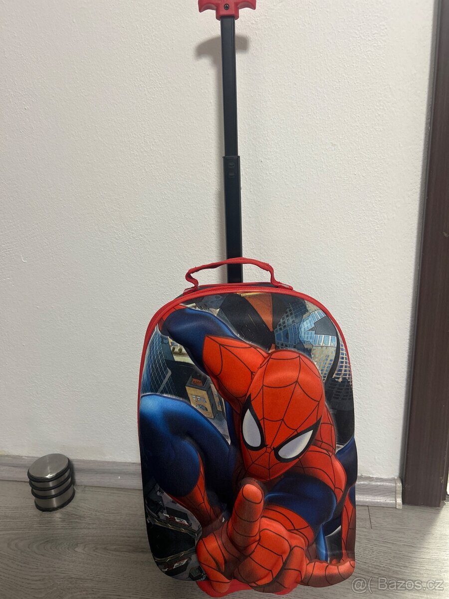 Dětský kufr Spiderman 3D