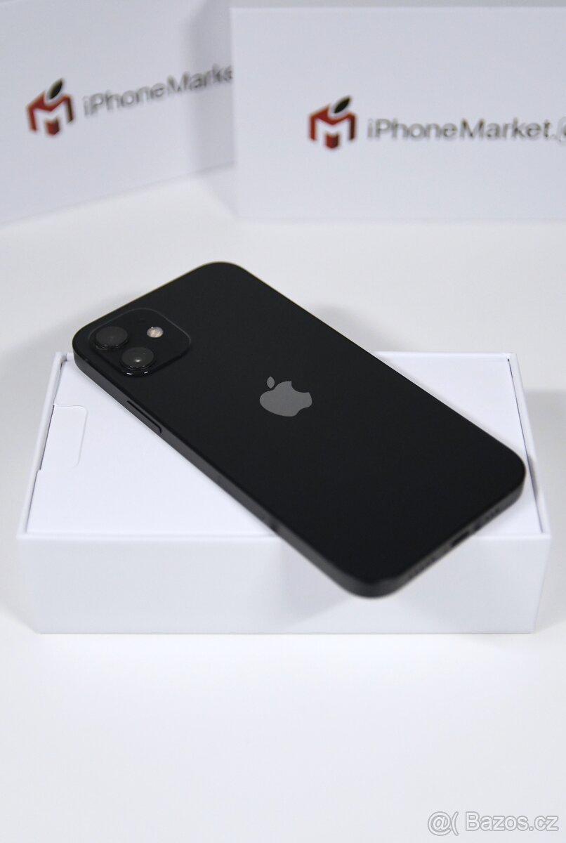 Apple iPhone 12, 64GB, Black - záruka 12 měsíců