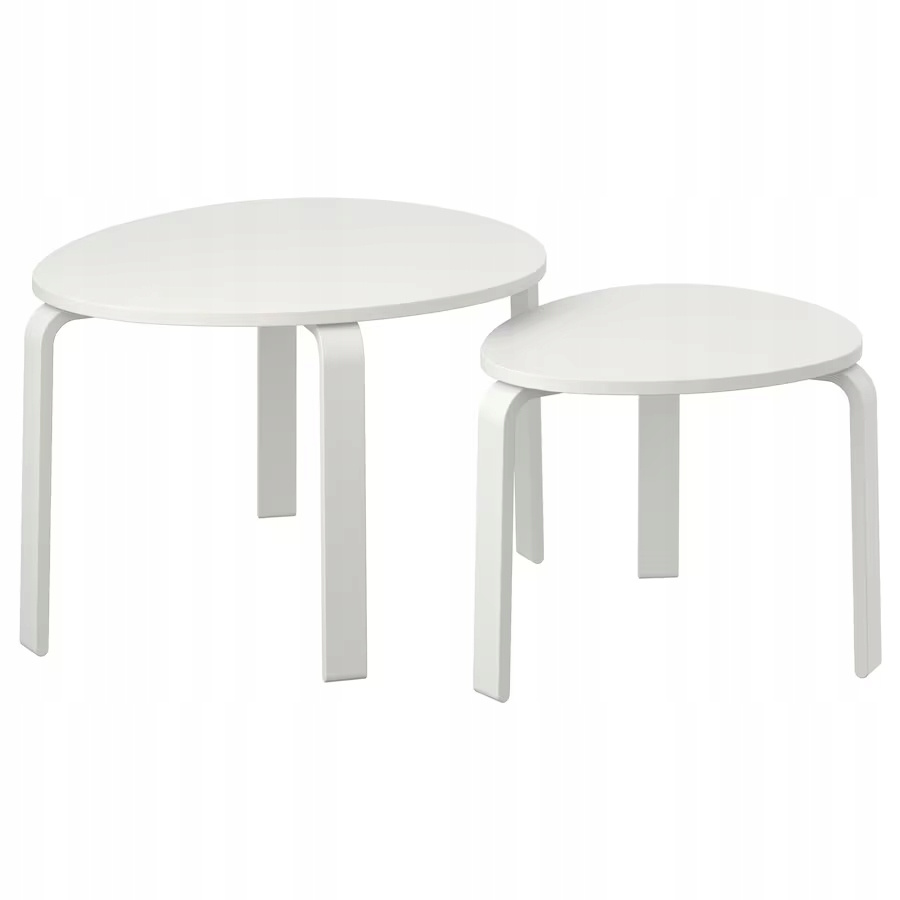 Bílý stolek IKEA SVALSTA