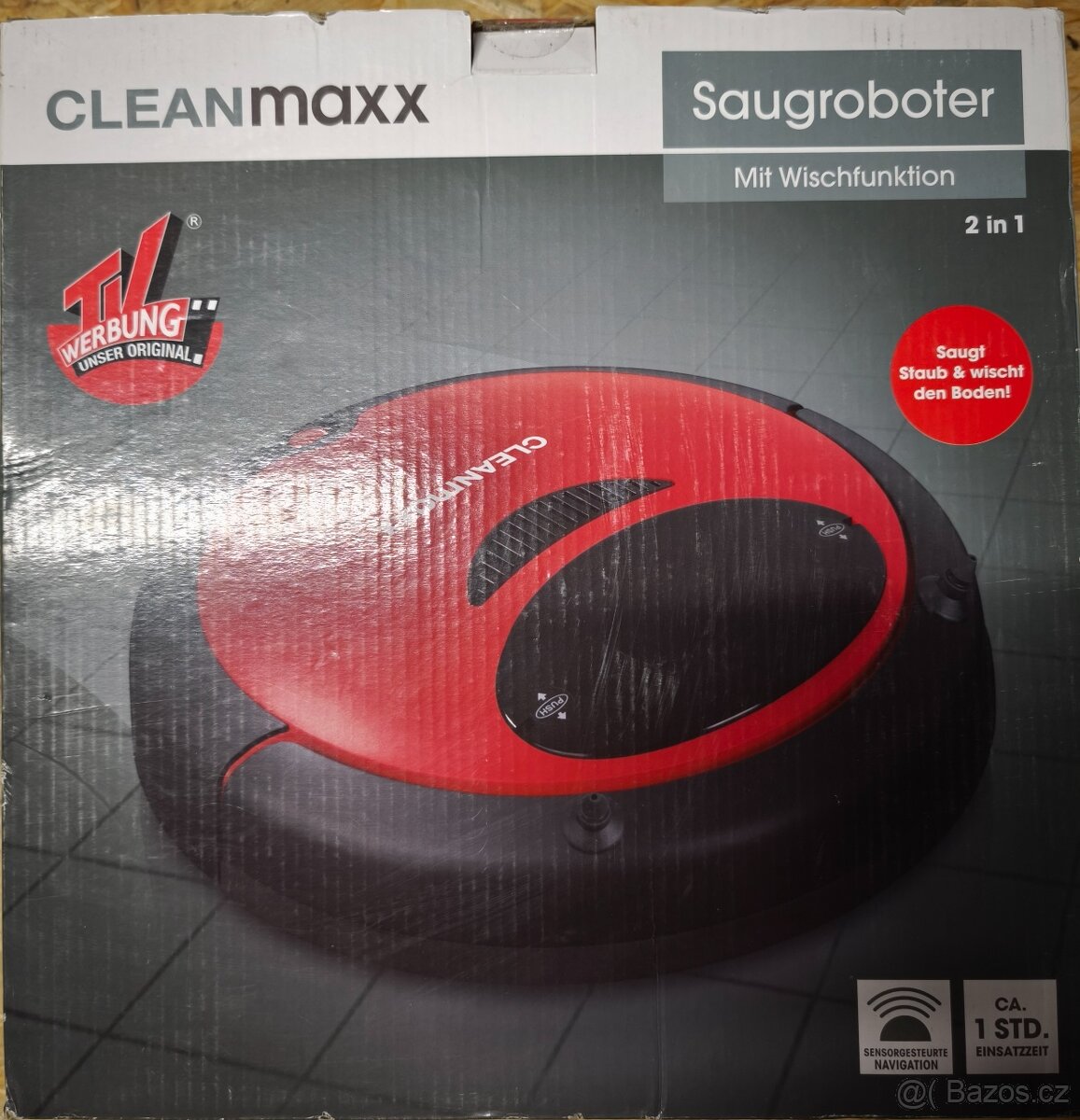 Robotický vysavač 2v1 Cleanmaxx