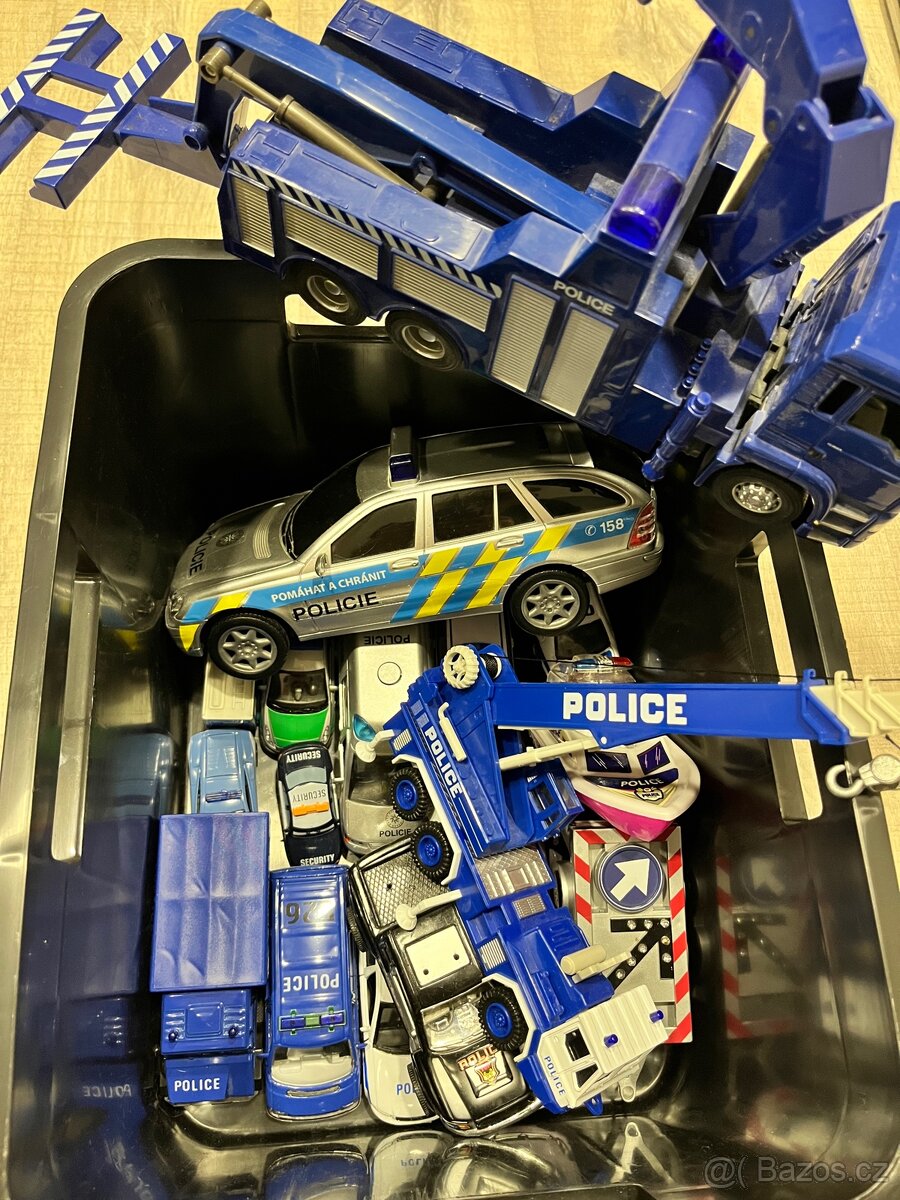 Sada policejních autíček