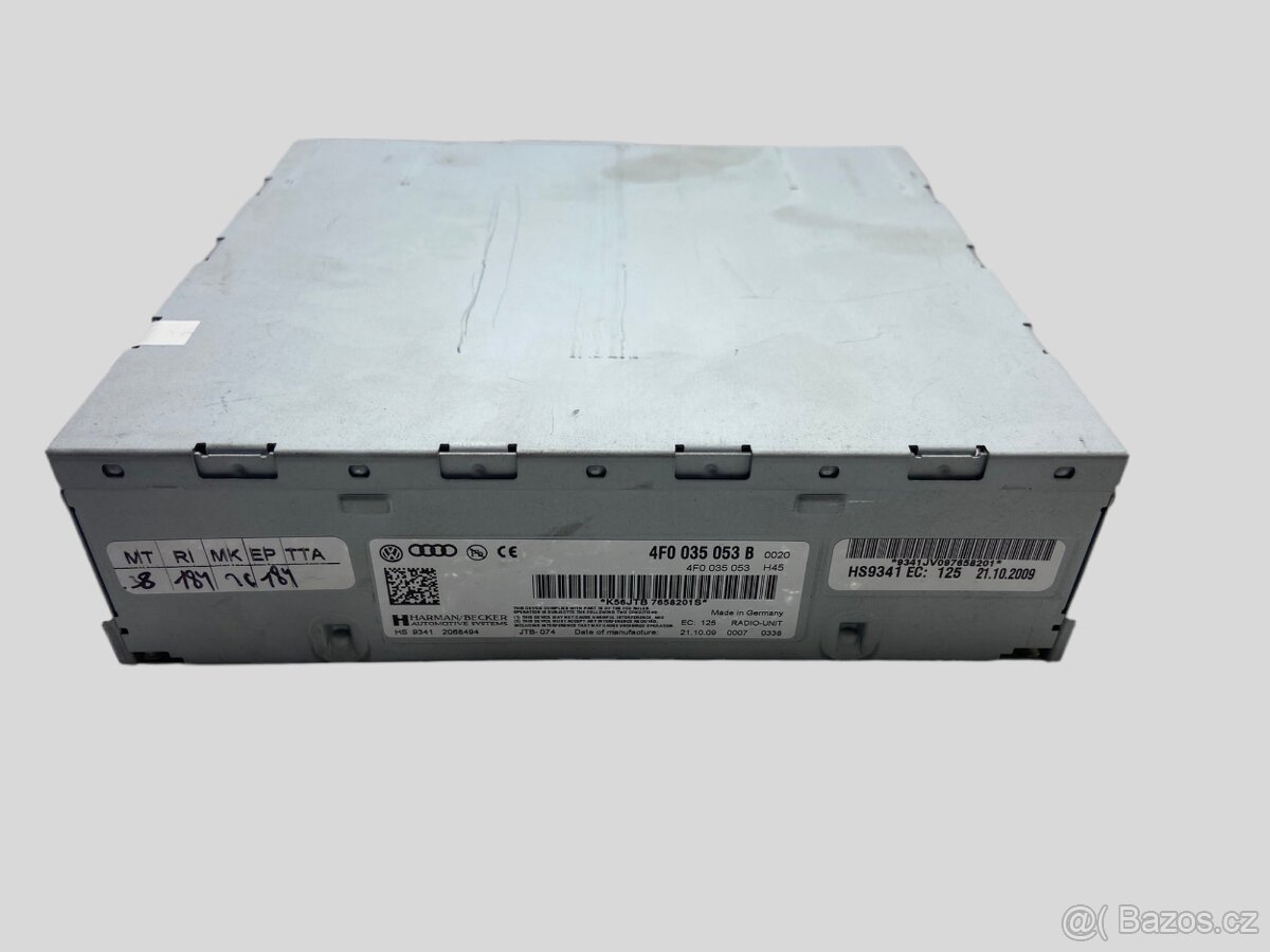 Jednotka rádia tuner radio 4F0035053B Audi A4 B8