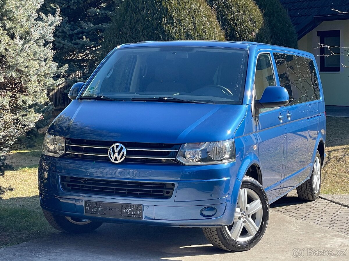 VW Multivan 103kw LONG T5 2.0TDI 2šoupačky NEZ.TOPENÍ tažné