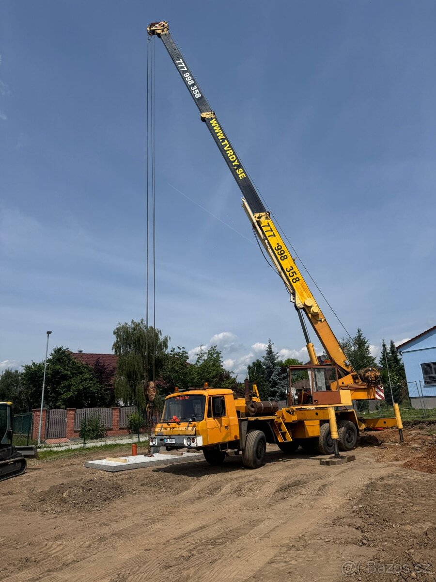 Jeřábnické práce Hořovice okr Beroun