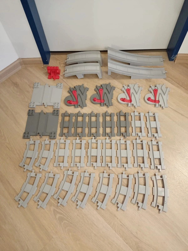 lego duplo koleje, most