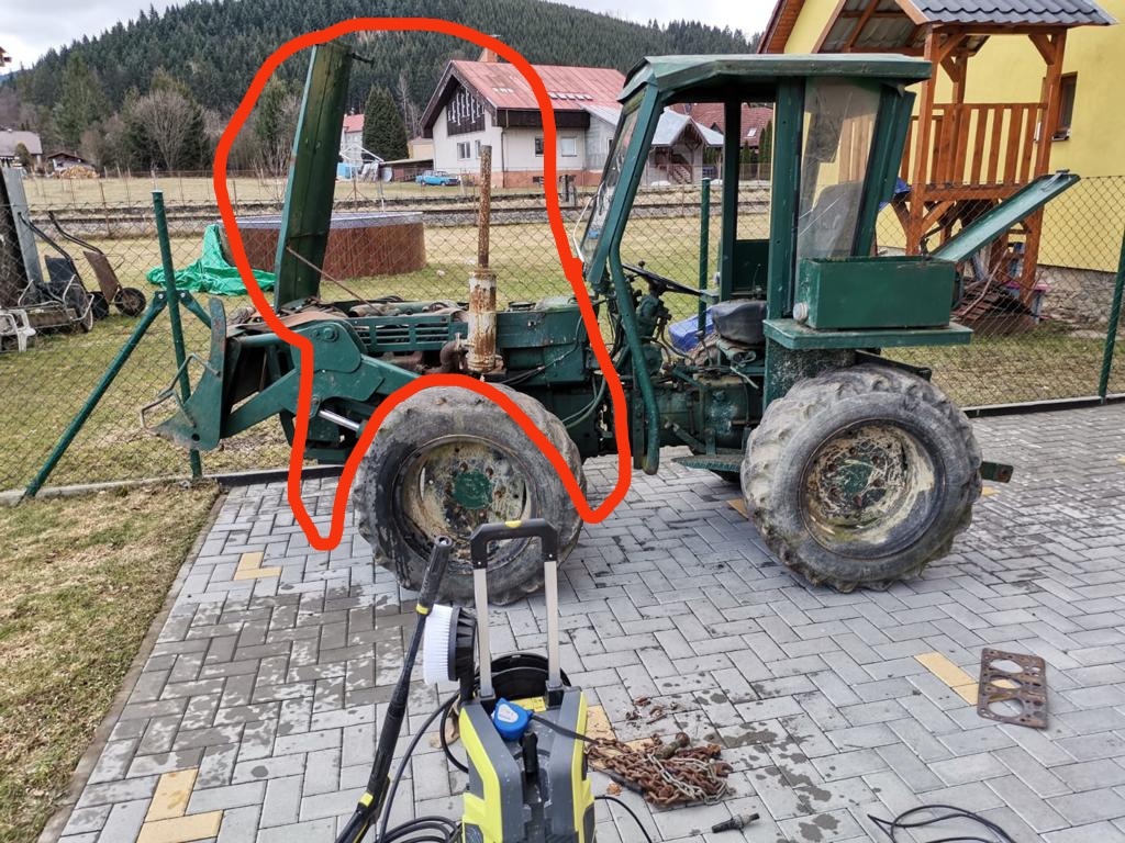 Náhradní díly na malotraktor holder A55