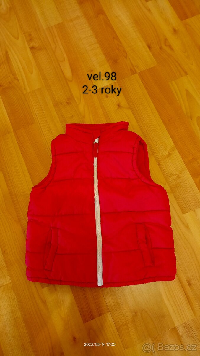 Dívčí vesta, vel.98