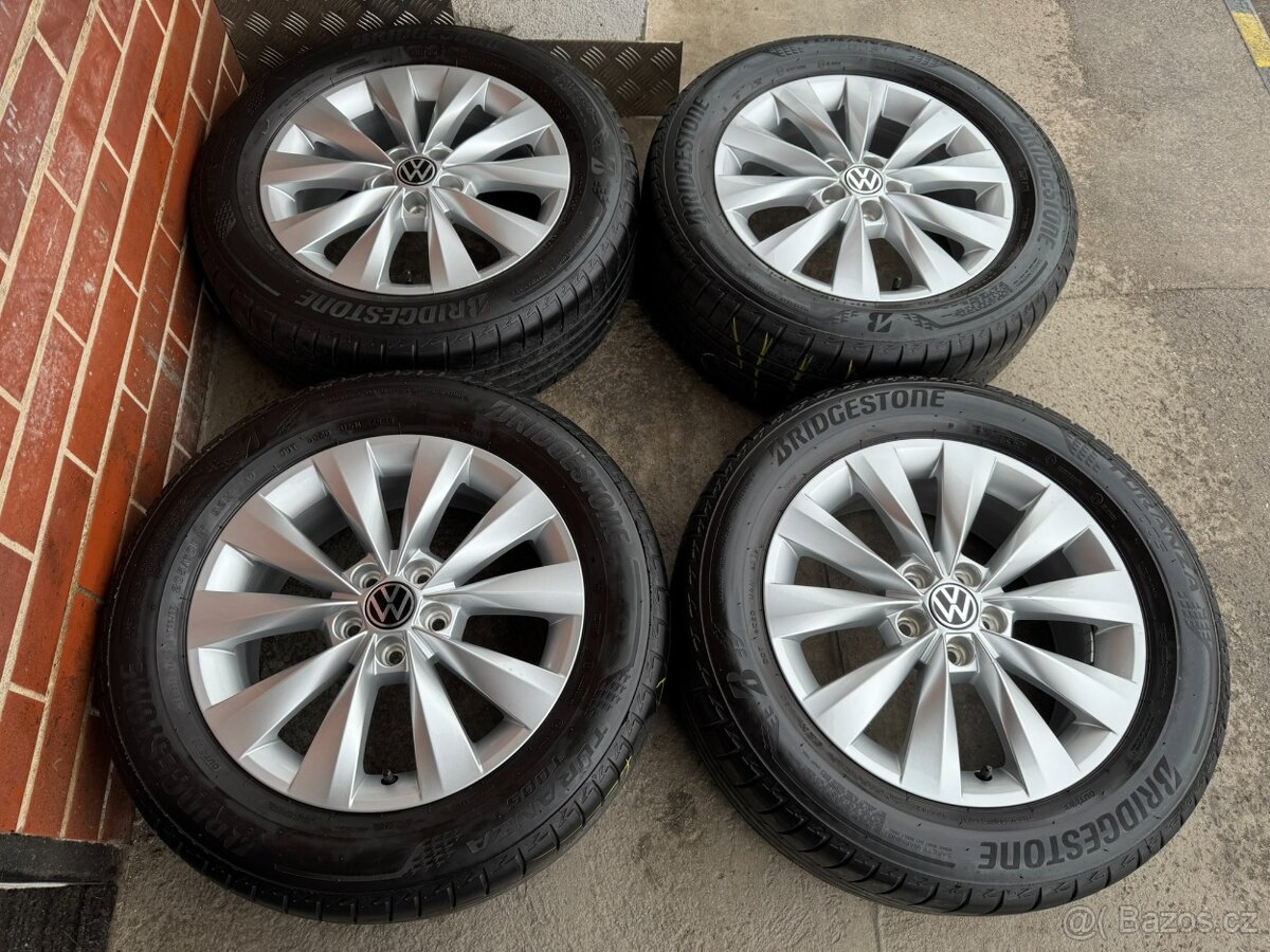 Alu 16" 5x100, škoda " CASTOR ", letní 75%, Kamiq, Scala