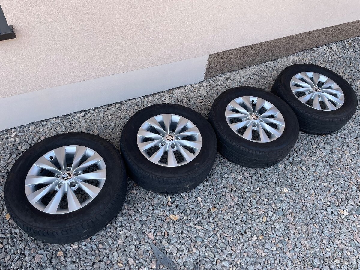 Sada originálních kol Škoda CASTOR R16 5x112