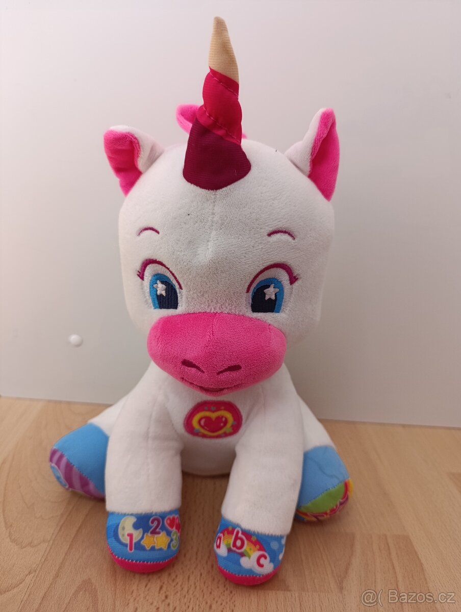 Mluvící jednorožec 30 cm Clementoni