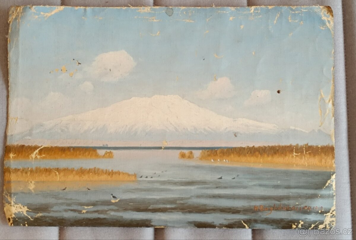 Obraz s mexickym motivem - H. Baghdasarian 1913