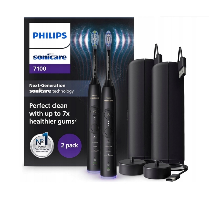 Prodám zubní kartáček Philips Sonicare 7100 HX7421/01 černý