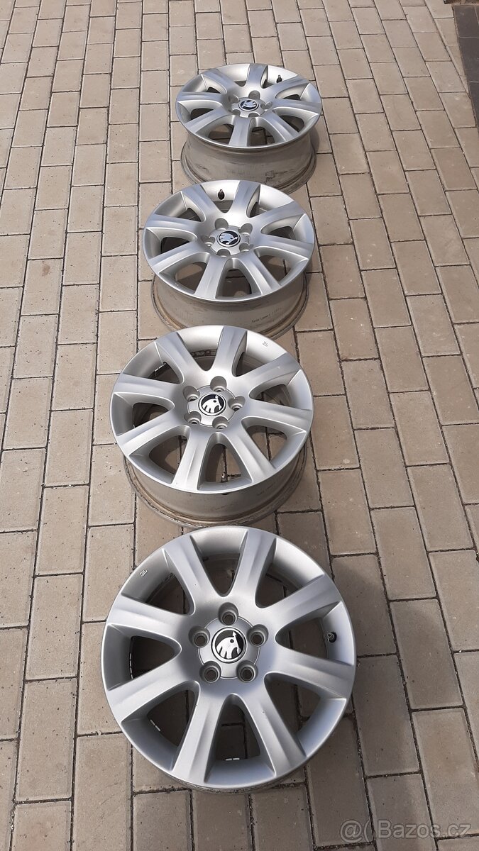 Alu kola škoda Fabia-Roomster 6Jx15 ET-43