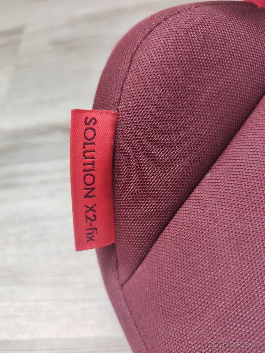 Prodám autosedačku CYBEX Solution X2-FIX 2017, Rumba Red