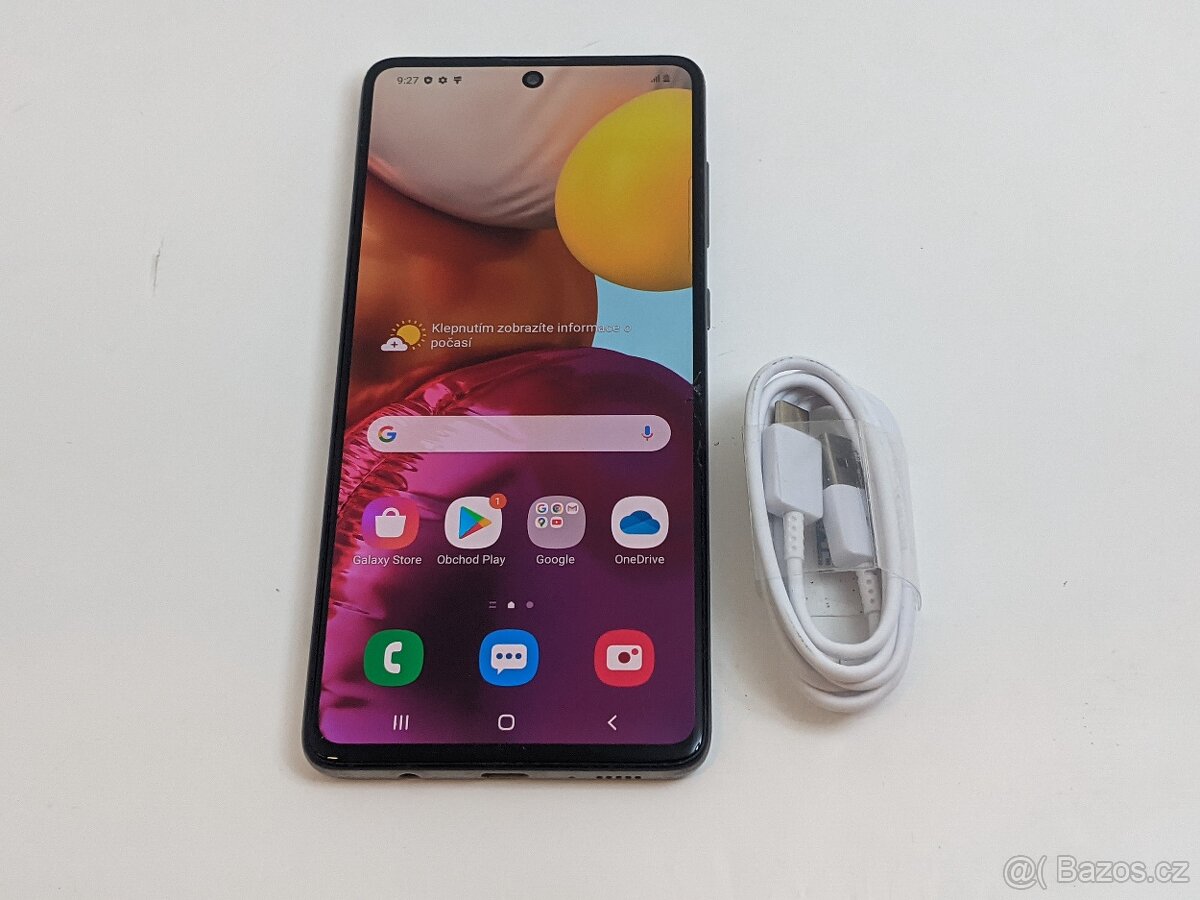 Samsung Galaxy A71 6/128gb white. Záruka 6 měsíců.