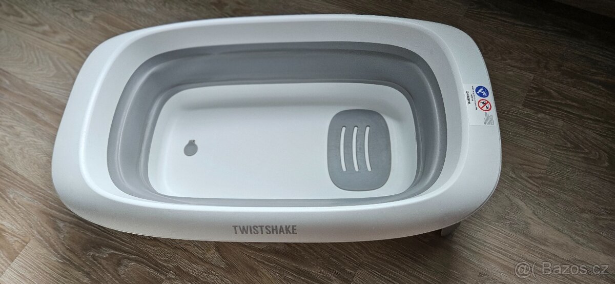 TWISTSHAKE VANIČKA SKLÁDACÍ NAPLOCHO PASTELOVĚ ŠEDÁ
