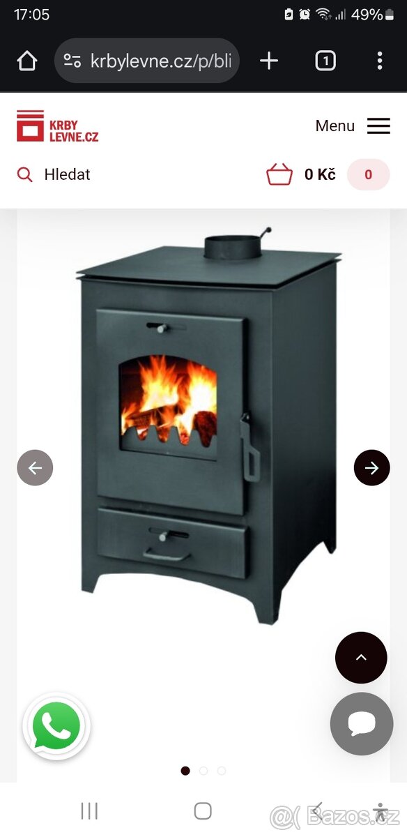 Krbova kamna Blist B max E 26KW