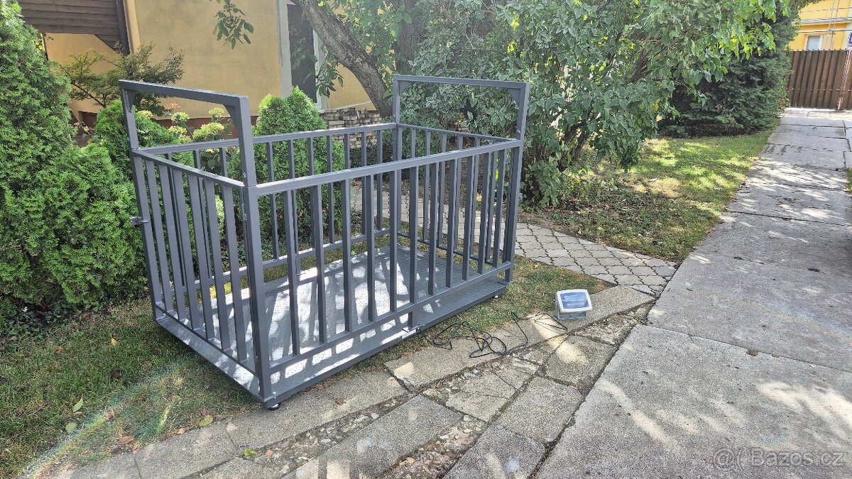 Dobytčí váha s klecí do 3 tun 100x200 cm