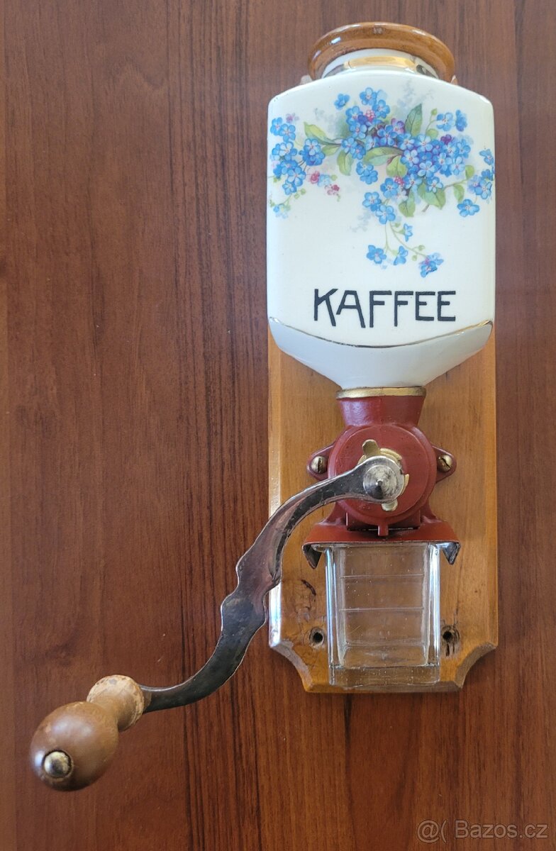 Starožitný mlýnek na kávu Leinbrock